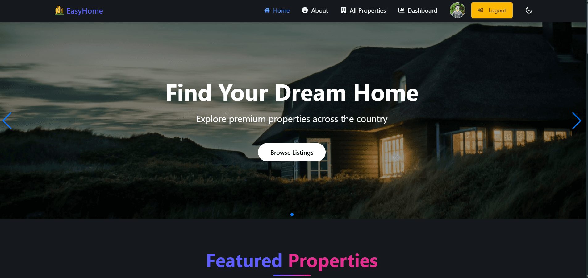 Easy Home - Real Estate Platform